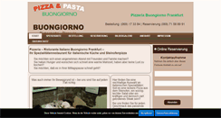 Desktop Screenshot of pizzeria-buongiorno.de