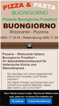 Mobile Screenshot of pizzeria-buongiorno.de